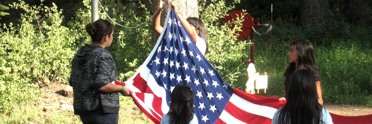 camp-el-o-win-evening-flag-ceremony